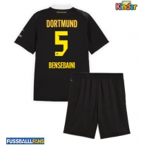 Borussia Dortmund Ramy Bensebaini #5 Auswärts Trikotsatz Kinder 2026-27 Kurzarm (+ Kurze Hosen)